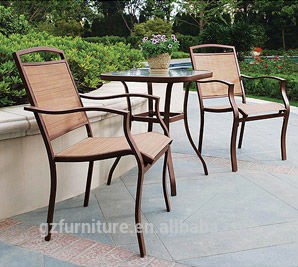 3-Piece Outdoor Bistro Set, Seats 2