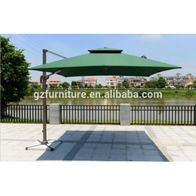 Strong pole foldable factory beach umbrella alu patio cantilever umbrellas outdoor