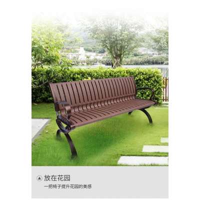 2018 new item pvc park bench