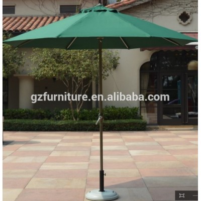 Factory wholesale price matel umbrella pole customized colors umbrella beach